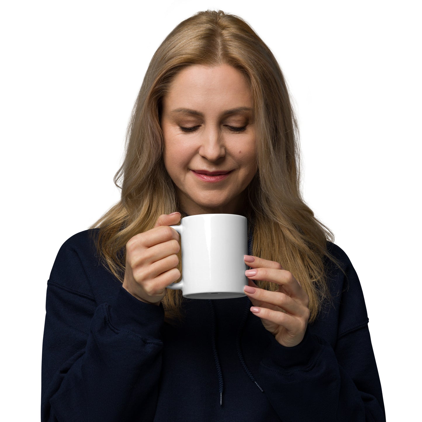 Because of the Implication White glossy mug