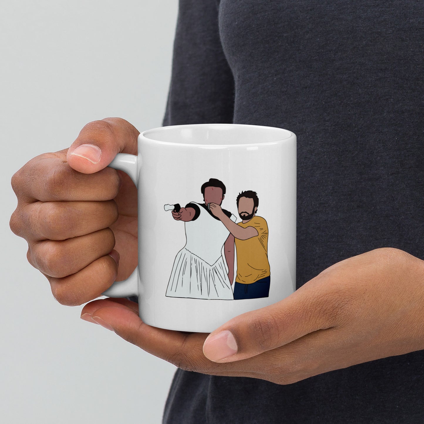 Popper, put it to my nose White glossy mug