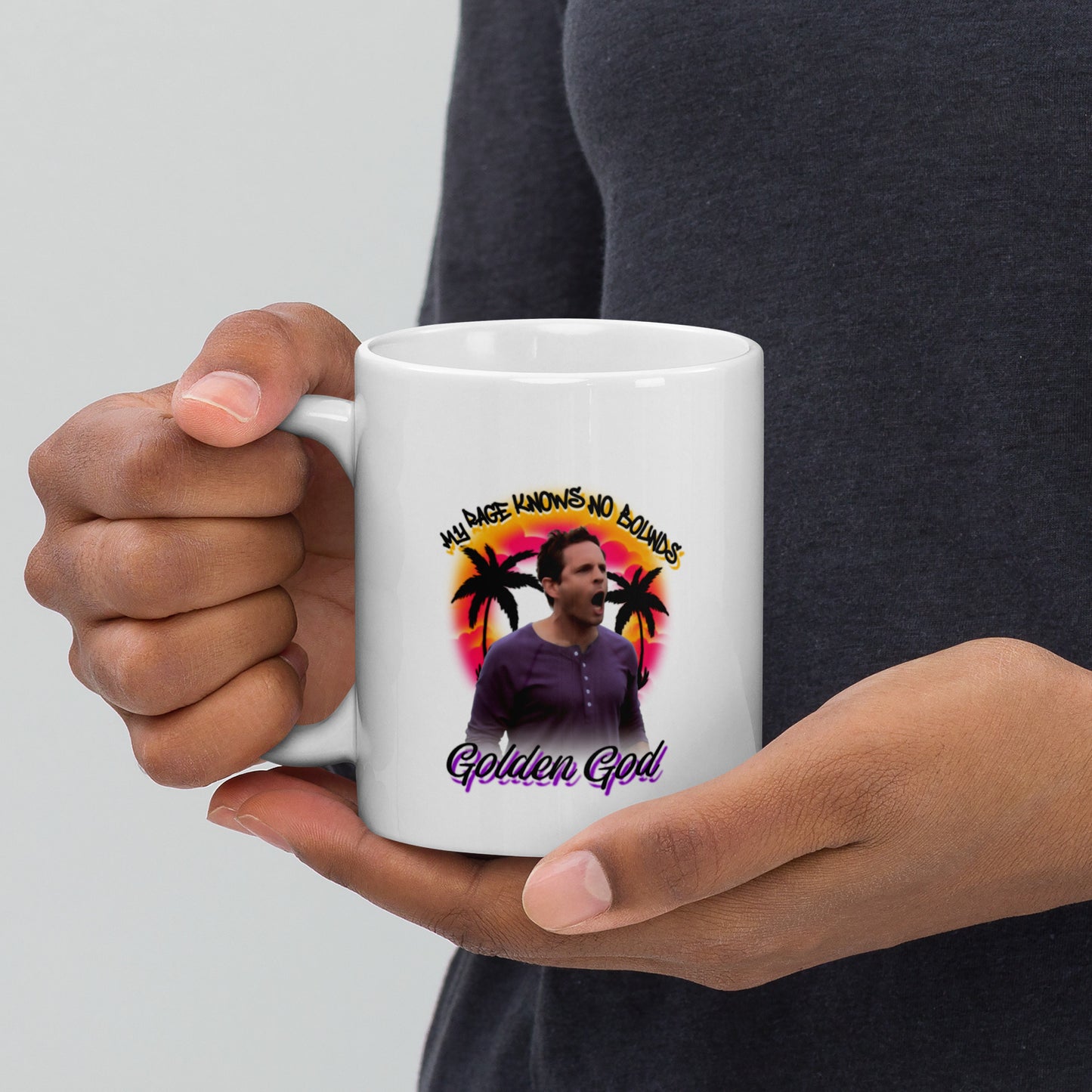 Rage Airbrush glossy mug