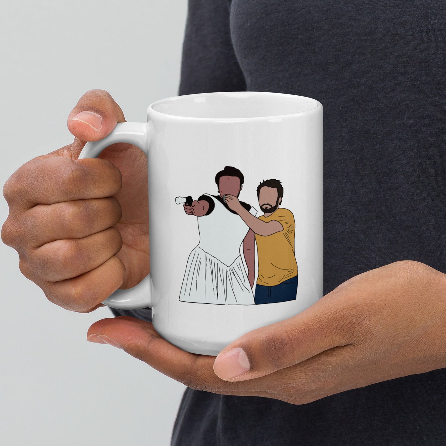 Popper, put it to my nose White glossy mug