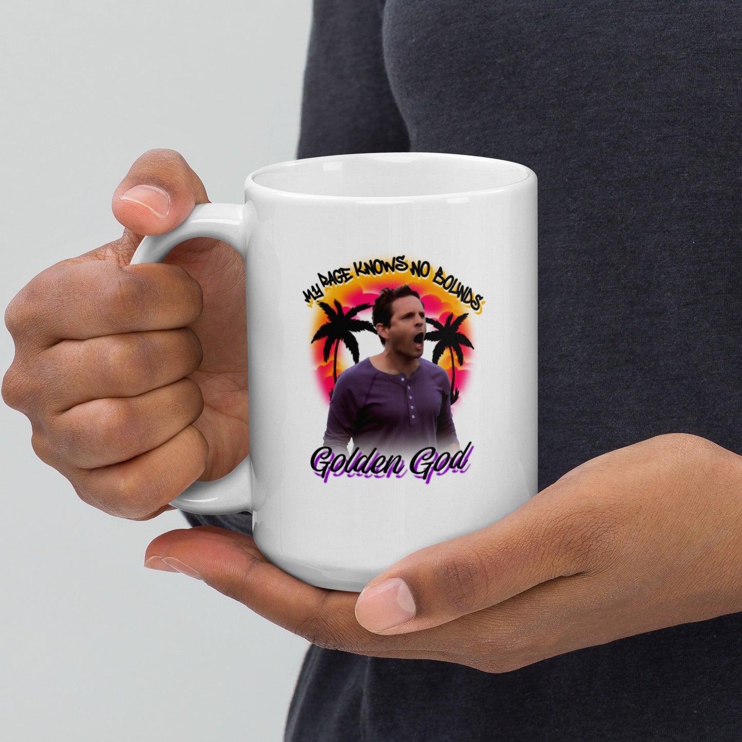 Rage Airbrush glossy mug