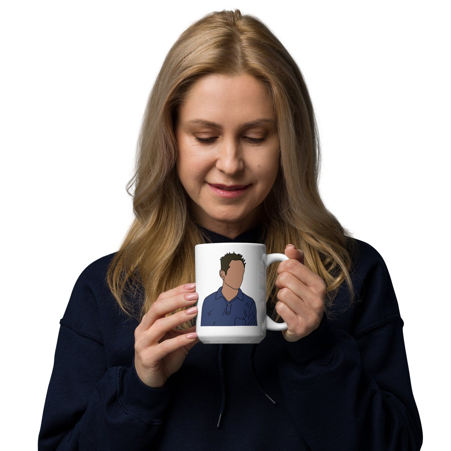 Because of the Implication White glossy mug