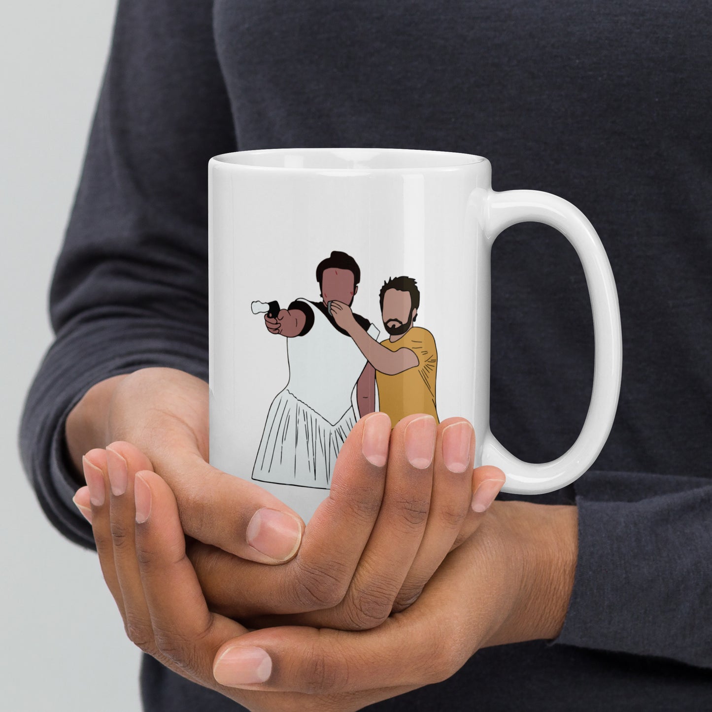 Popper, put it to my nose White glossy mug