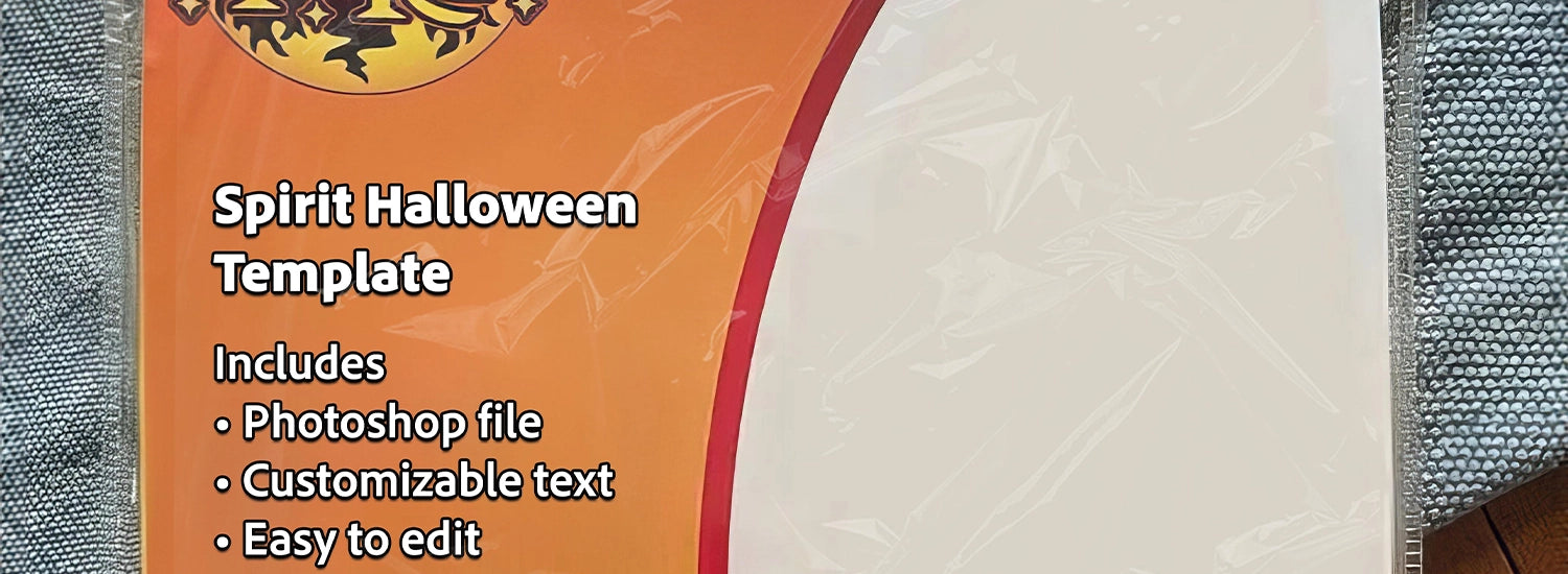 Spirit Halloween Meme Template (PSD and PNG)