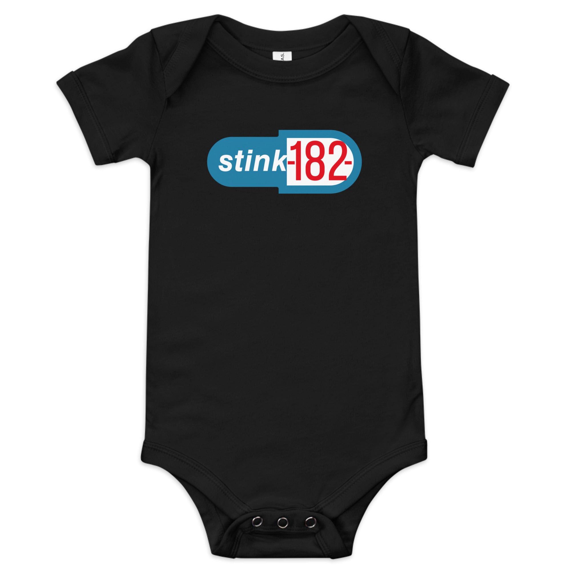 Stink 182 Pill Logo Baby Onesie – Because Parenthood Is Punk Rock