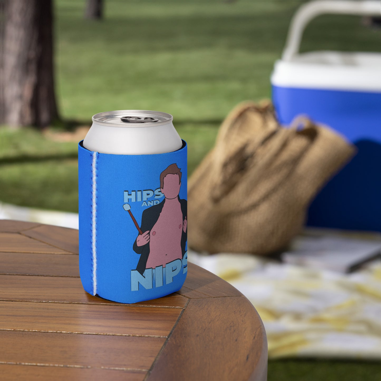 Hips and Nips Koozie - Can Cooler