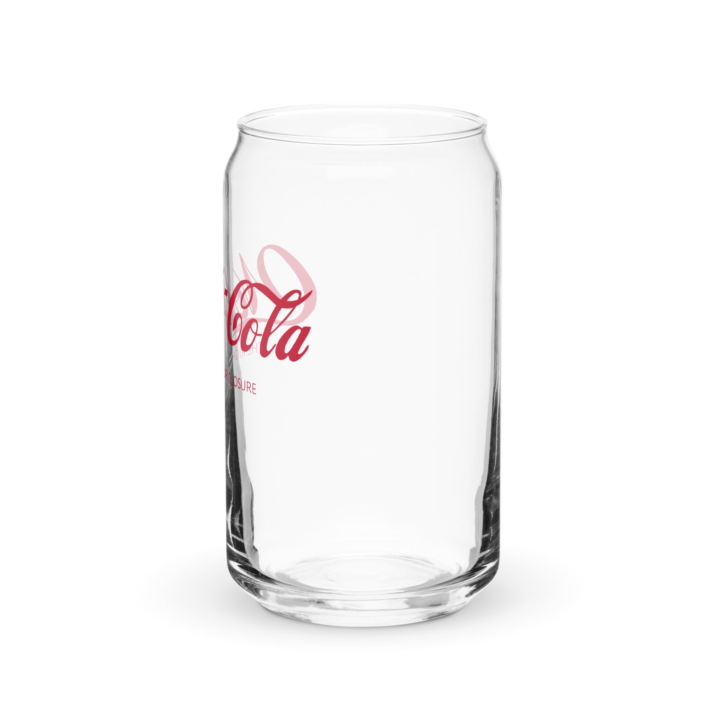 Wolf Cola Can-shaped glass