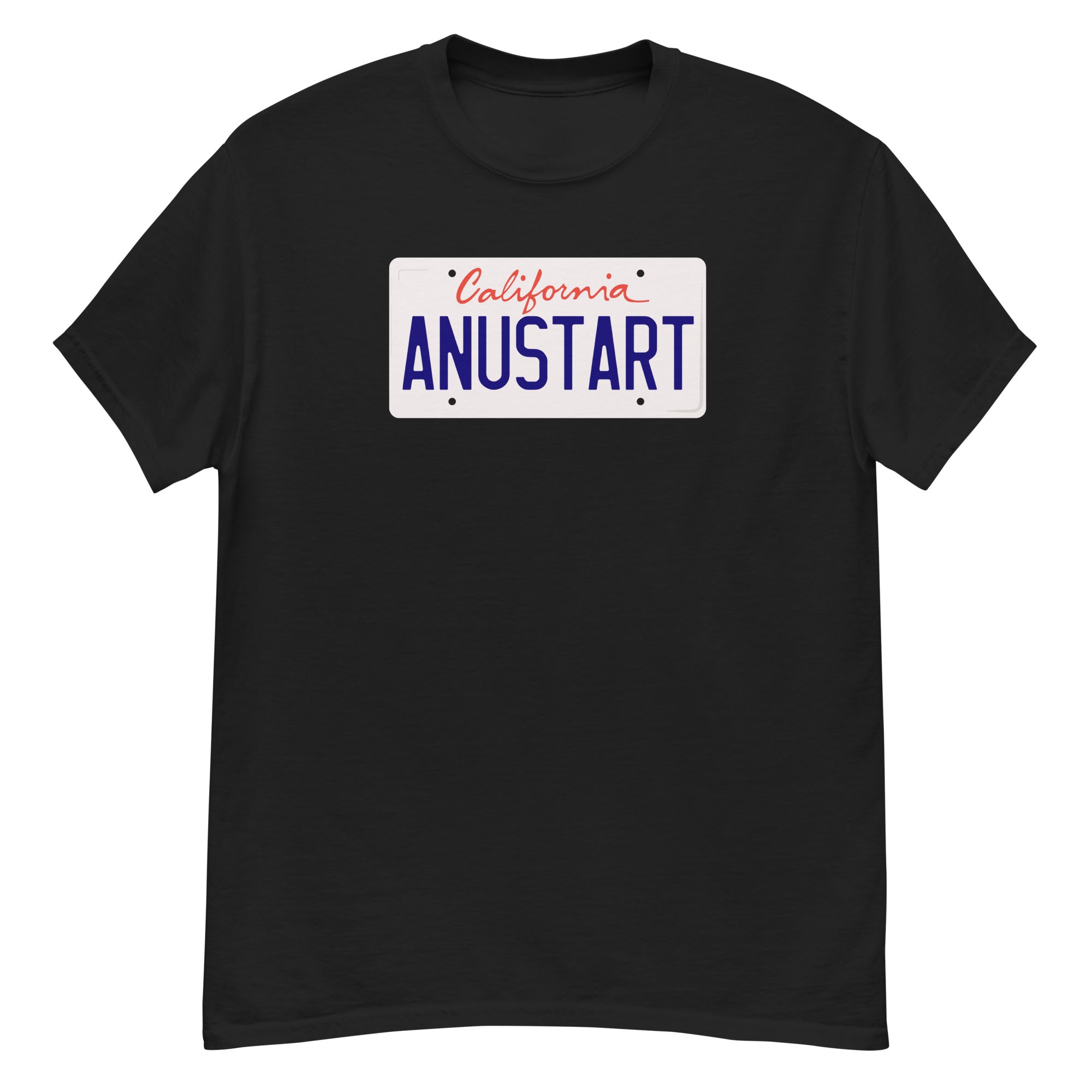 Anustart Minimal License Plate  classic tee