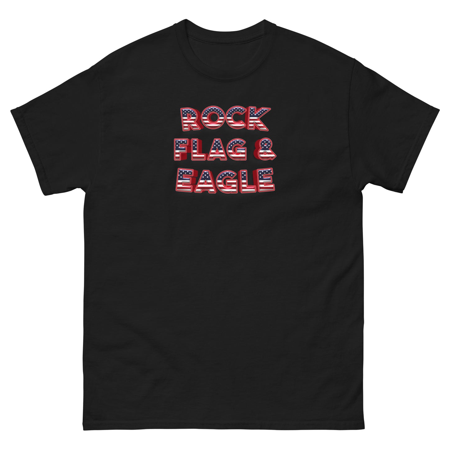 Rock Flag & Eagle tee