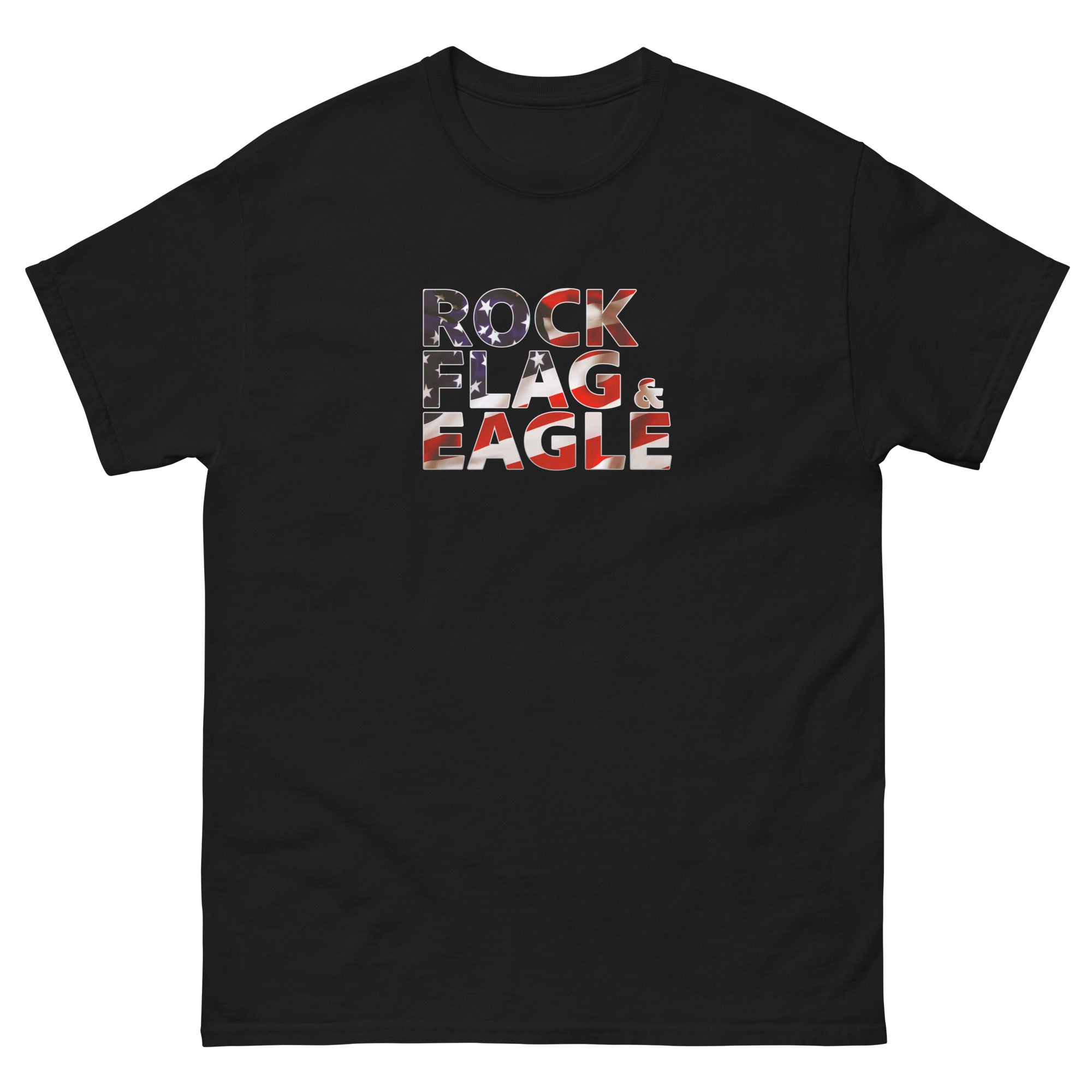 Rock Flag & Eagle Unisex Tee