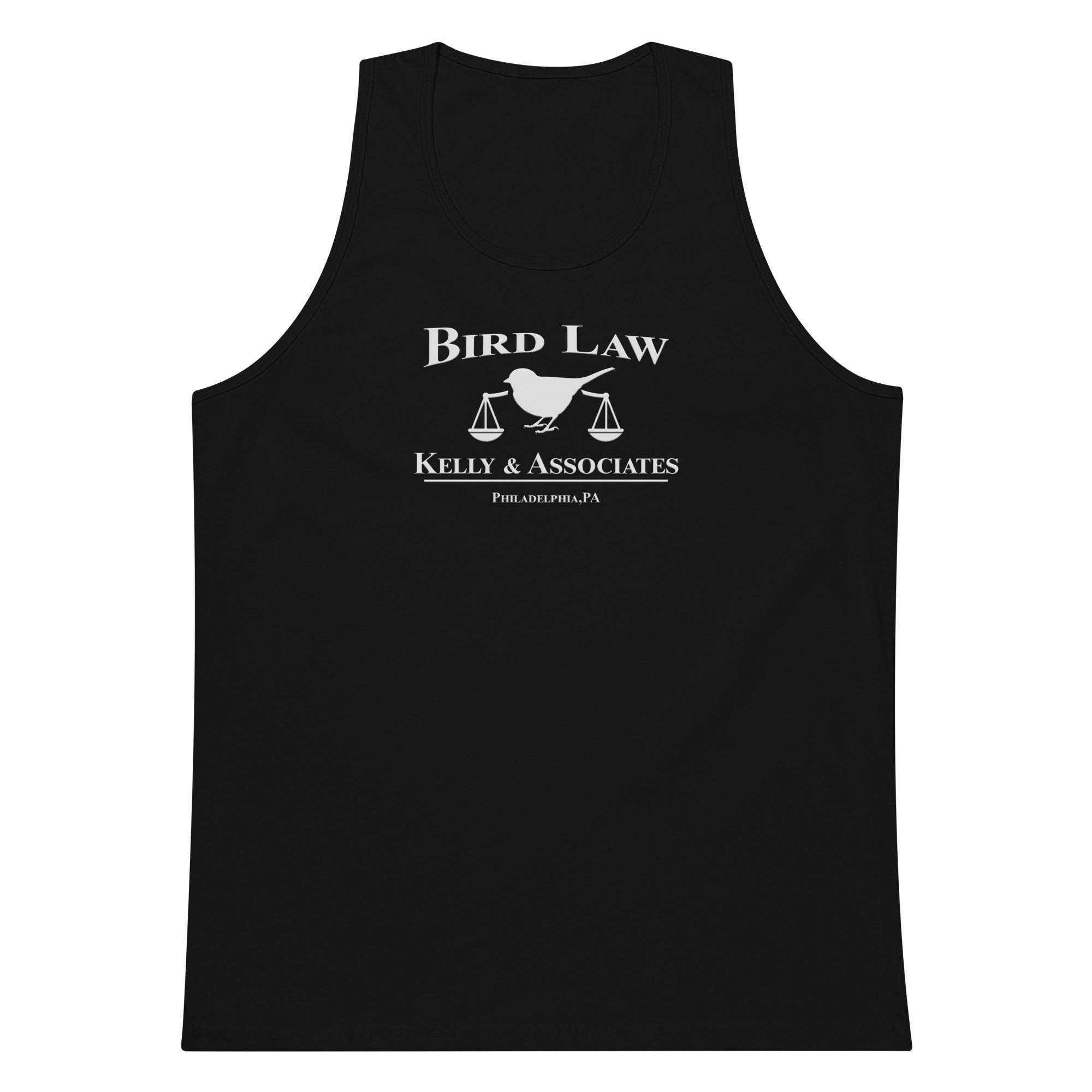 Bird Law Kelly and Associates (White Logo) Premium Tank Top