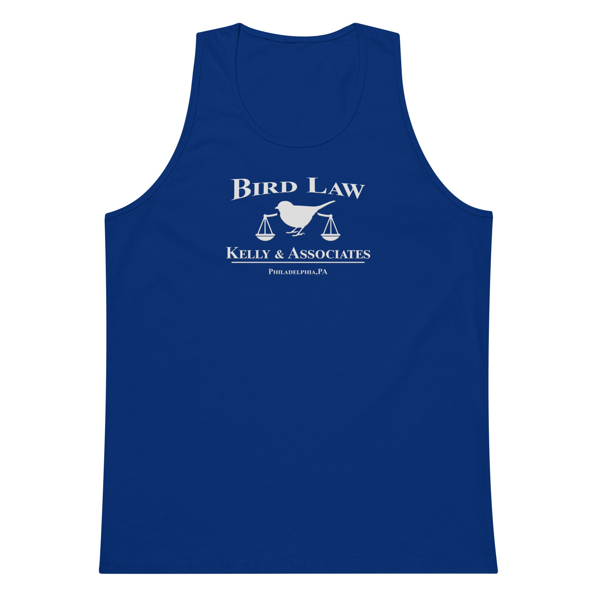 Bird Law Kelly and Associates (White Logo) Premium Tank Top