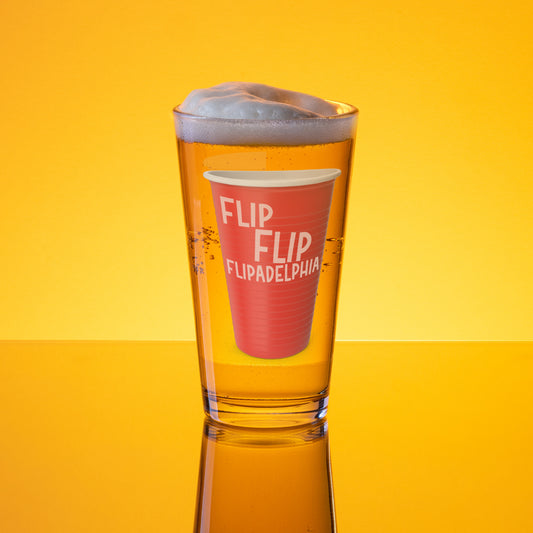 Flip a Delphia Solo Cup Shaker pint glass