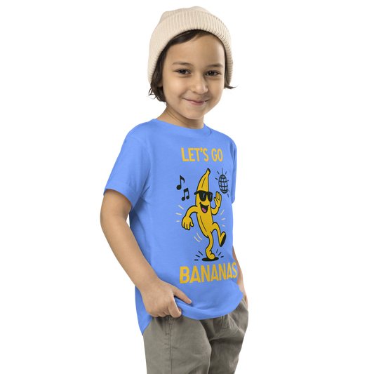 Let's Go Bananas - Benny The Banana - Toddler Short Sleeve Tee