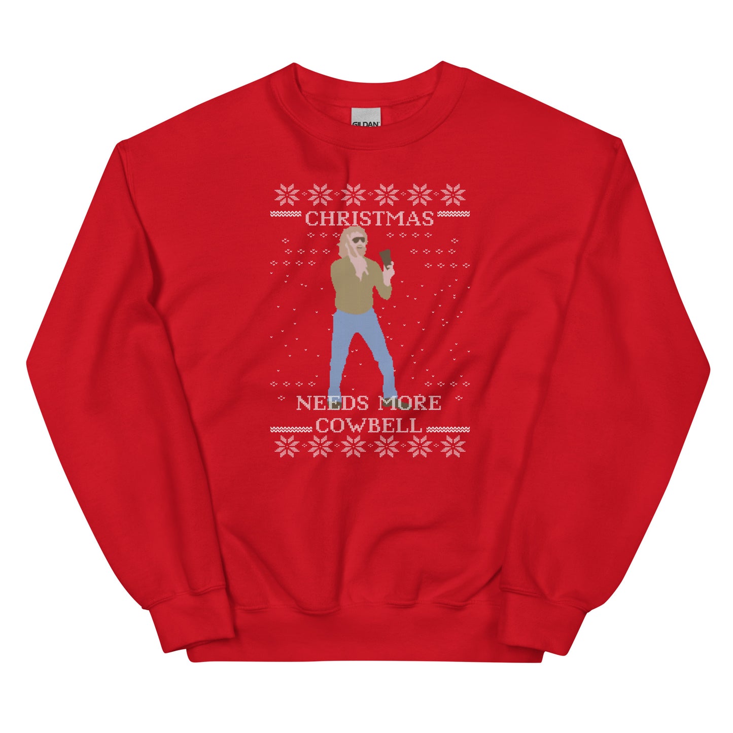 Christmas Needs More Cowbell Unisex Sweatshirt