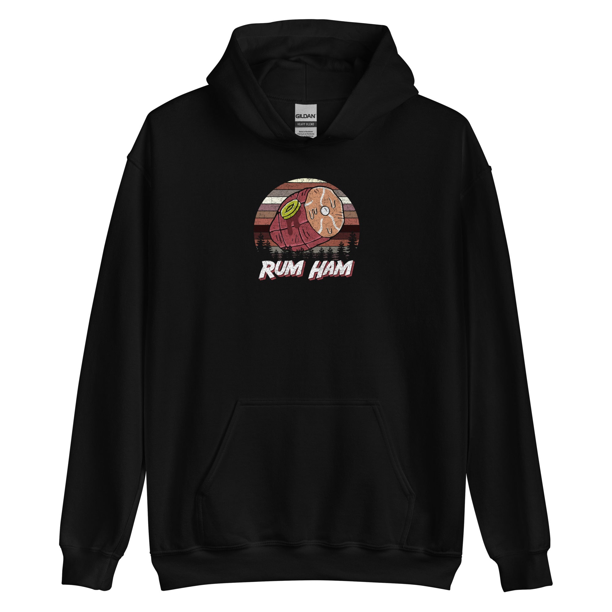 Rum Ham Retro Unisex Hoodie