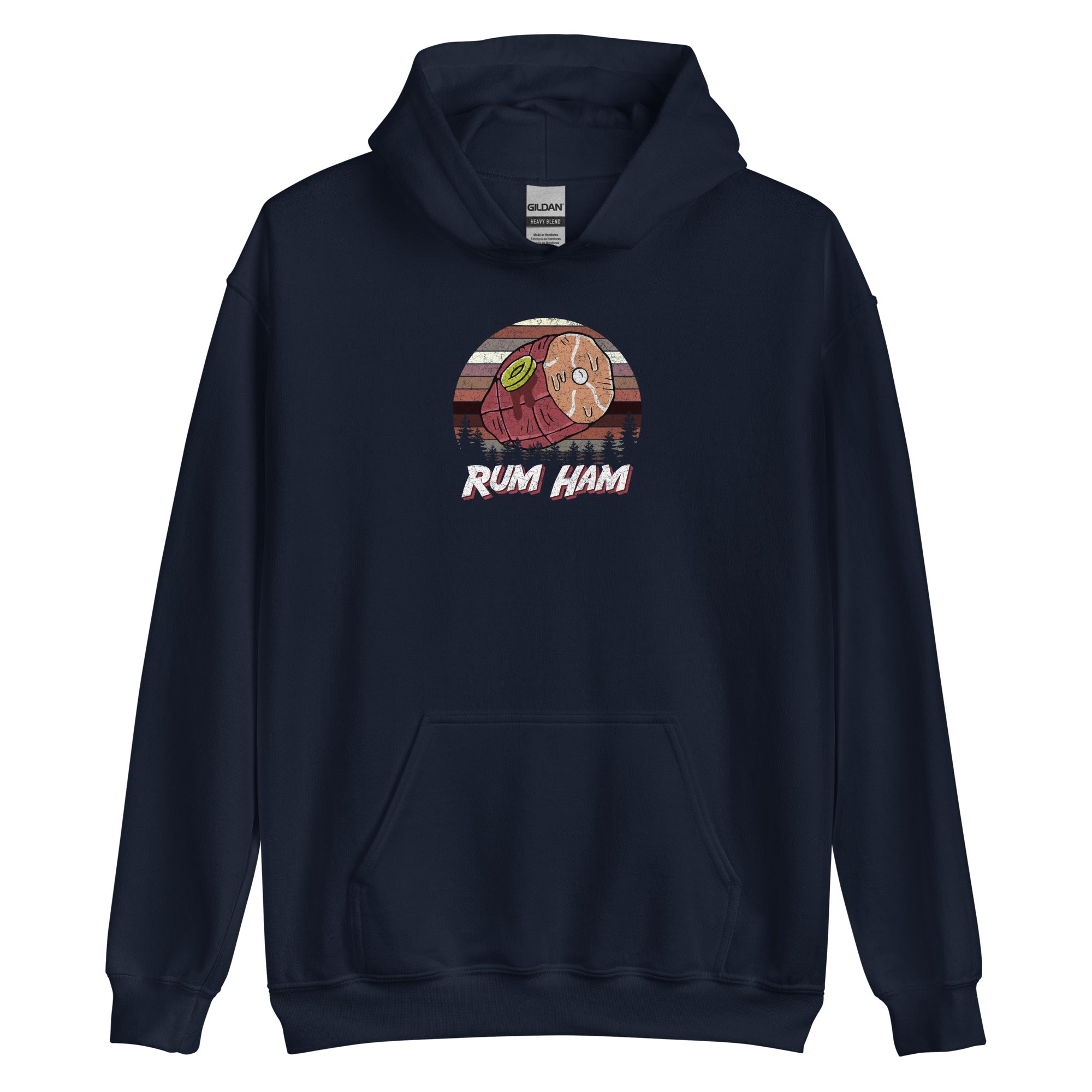 Rum Ham Retro Unisex Hoodie