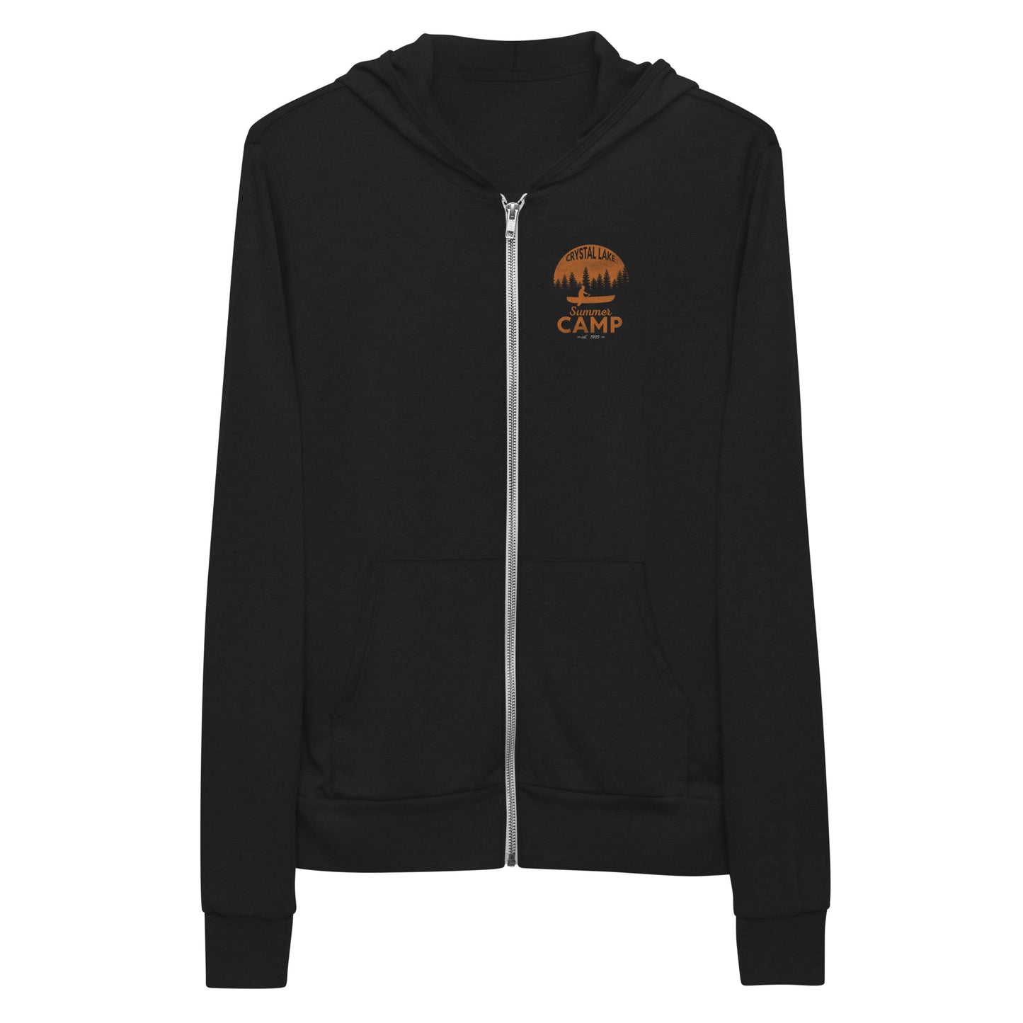 Camp Crystal Lake Unisex zip hoodie