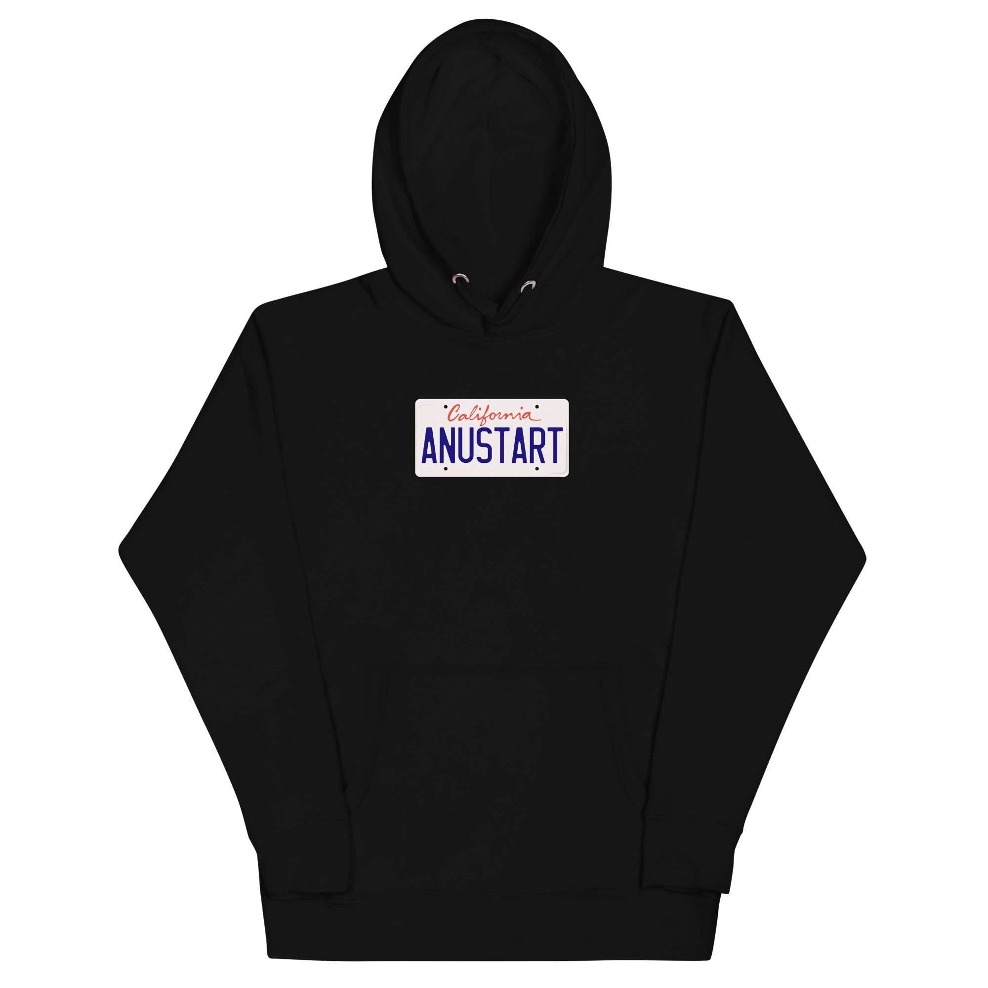 Anustart Minimal License Plate Unisex Hoodie