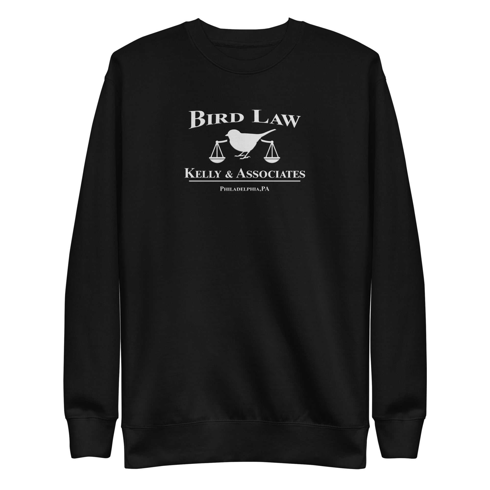 Bird Law Kelly and Associates (White Logo) - Unisex Premium Sweatshirt